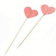 Шпажки для канапе Fackelmann Сердечки 12 см 25 шт. 31024