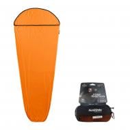 Наволочка-вкладыш в спальный мешок Naturehike NH17N002-D, полиэстер, оранжевый (200 х 80 см)