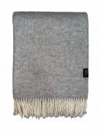 Плед Фамилия 140x200 см серый Vladi