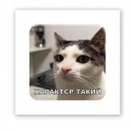 Стикер 3D Tattooshka "Характер такой" Стикер 3D Tattooshka "Характер такой"