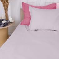 Наволочка поплин Poplin Line 054+041 Daniel 50x70 см светло-серый/розовый MirSon