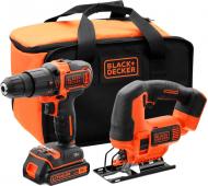 Набор аккумуляторного инструмента Black+Decker BCK22S1S