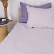 Наволочка поплін Poplin Line 054+056 Monique 70x70 см світло-сірий/сірий MirSon