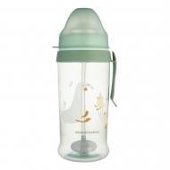 Поильник-непроливайка Canpol Babies Гуси с трубочкой и утяжелителем 350 мл (56/510_gre)