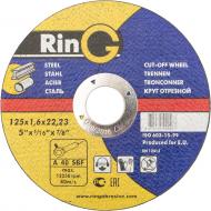 Круг отрезной по металлу RinG 41 14А 125x1,6x22,2 мм Круг отрезной по металлу RinG 41 14А 125x1,6x22,2 мм