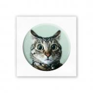 Стикер 3D Tattooshka "Мэм удивленный котик" Стикер 3D Tattooshka "Мэм удивленный котик"