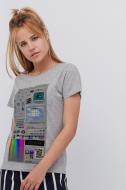 Футболка YAPPI WG1107 р.M серый