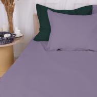 Наволочка поплін Poplin Line 056+091 Rowena 40x60 см сірий/зелений MirSon