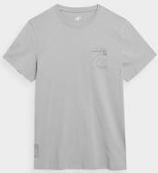 Футболка 4F D4L21-TSM228-25S р.L серый Футболка 4F D4L21-TSM228-25S р.L серый