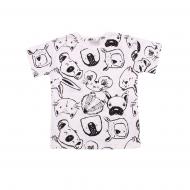 Футболка детские Фламинго 778-117 р.152 белый с рисунком