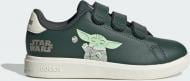 Кросівки дитячі демісезонні Adidas ADVANTAGE MANDALORIAN IH6253 р.31,5 зелені