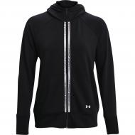 Джемпер Under Armour Rival Terry Taped FZ Hoodie 1360907-001 р. XS чорний