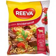 Лапша REEVA быстрого приготовления со вкусом говядины