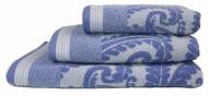 Полотенце махровое Milestone 50x90 см синий с рисунком La Nuit