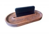 Доска сервировочная Tarkus с подставкой для телефона 300х160мм