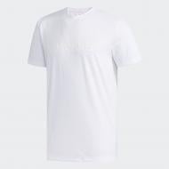 Футболка Adidas M D2M BRAND TEE FL0274 р.S белый