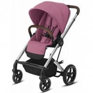 Коляска прогулочная Cybex Balios S Lux SLV Magnolia Pink purple (з бампером)