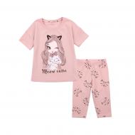 Комплект для дівчаток Фламінго 764-424 р.56 пудровий