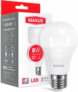 Лампа светодиодная Maxus 1-LED-559 8 Вт A60 матовая E27 220 В 3000 К