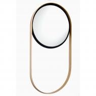 Зеркало Woodville Ring 500x1000 мм черный