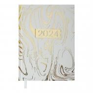 Дневник датированный MIRACLE белый Buromax A5 2024