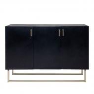 Комод Woodville Монреаль 1270х800х400 мм черный/чорный