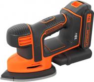 Вибрационная шлифмашина Black+Decker аккумуляторная BDCDS18