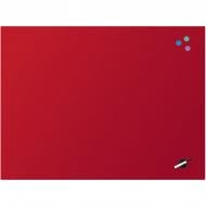 Дошка магнітно-маркерна Axent 90x120 см скляна червона 9616-06-A 