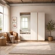 Шкаф Центр Меблів Porta 2400х2200х570 мм дуб артизан / белый