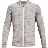 Джемпер Under Armour UA RIVAL TERRY FZ HD 1361606-112 р. S світло-сірий