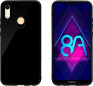 Чехол защитный Intaleo (Real Glass) для Honor 8A black полиуретановый