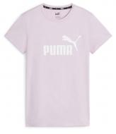 Футболка Puma ESS LOGO TEE (S) GRAPE MIST 58677560 р.L розовый