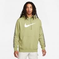 Джемпер Nike REPEAT SW FLC PO HOOD BB DX2028-334 р. L зеленый