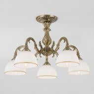 Люстра стельова Strotskis Caldera 5x60 Вт E27 антична бронза/білий 60106/5