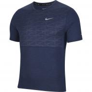 Футболка Nike M NK DF RUN DVN BRNOT MILER SS DD4594-437 р.M серый