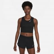 Майка Nike W NK DF RACE CROP DD5921-010 р.L черный