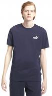 Футболка Puma ESS SMALL LOGO TEE PEACOAT 58666806 р.M синий