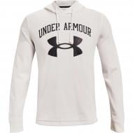 Джемпер Under Armour UA RIVAL TERRY BIG LOGO HD 1361559-112 р. XL белый