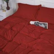 Комплект постельного белья Satin Stripe 30-0018 Red 160х220 см красный MirSon