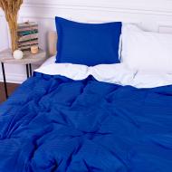 Комплект постельного белья Satin Stripe 30-0019+30-0001 Fatima 2х143х210 см синий/белый MirSon Комплект постельного белья Satin Stripe 30-0019+30-0001 Fatima 2х143х210 см синий/белый MirSon