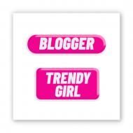 Стикер 3D Tattooshka 3D-стикер "Trendy girl"