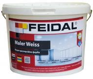 Фарба акрилова водоемульсійна Feidal Maler Weiss мат білий 14 кг