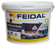 Фарба латексна водоемульсійна Feidal Universal farbe мат білий 14 кг