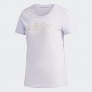 Футболка Adidas W E BRANDED T FL9290 р.XS фиолетовый