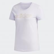 Футболка Adidas W E BRANDED T FL9290 р.S фиолетовый