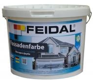 Краска акриловая водоэмульсионная Feidal Fassadenfarbe мат белый 14 кг