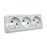 Розетка бытовая без заземления Sokol Sokol IP20 белый 7.2.1.89229