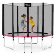 Батут 4fizjo Classic 10FT 312 см Black/Pink с наружной сеткой P-5907739314567