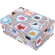 Коробка подарочная Детский принт "Котята" 37,5x29x16см 1110043110