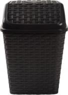 Корзина для сміття Violet House 10 л сірий 0752 Роттанг Grey с/к 10 л Корзина для сміття Violet House 10 л сірий 0752 Роттанг Grey с/к 10 л